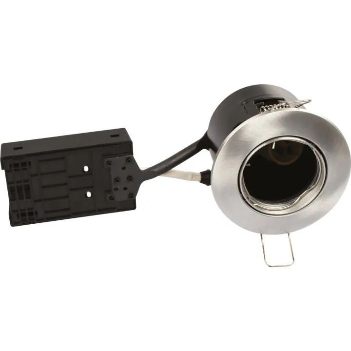 Scan Products Alda indbygningsspot, GU10, børstet aluminium – indbygningsspot — produktfoto