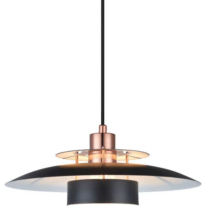 Halo Design Sørup , kobber/sort – pendel — produktfoto