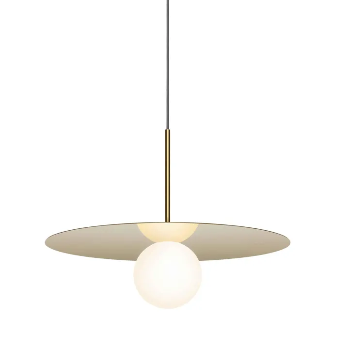 Pablo Designs Bola Disc 18 Messing – pendel — produktfoto