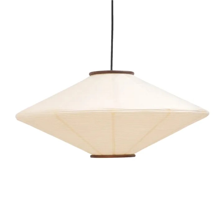 Edgeform Mori Diamond Ø65 Valnød/Off-white – pendel — produktfoto