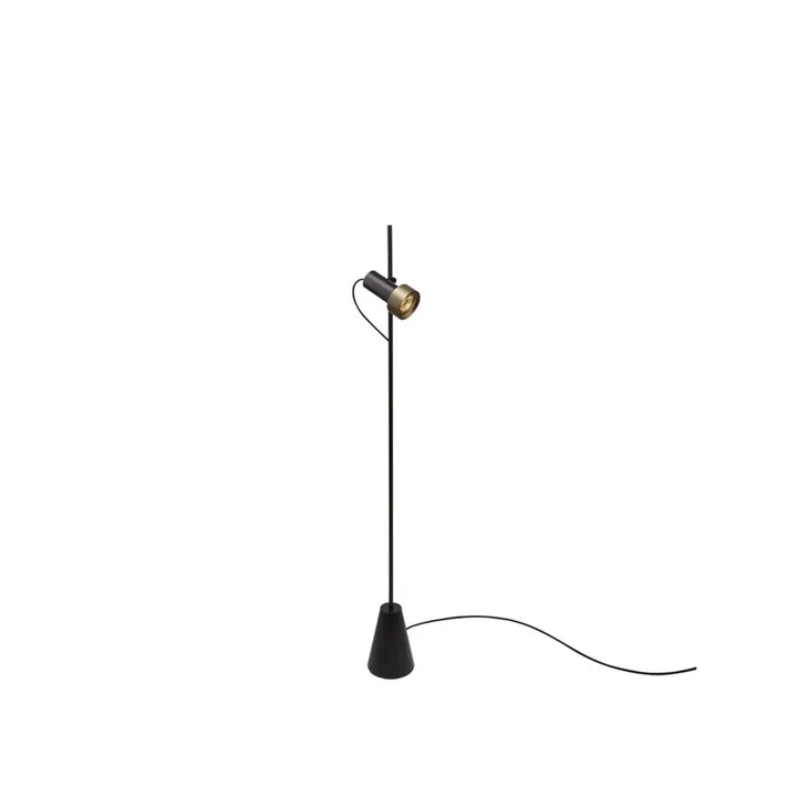 Trizo21 Trizo 21 2Thirty-Floor 1 Honeycomb Sort/Bronze Ring – gulvlampe — produktfoto