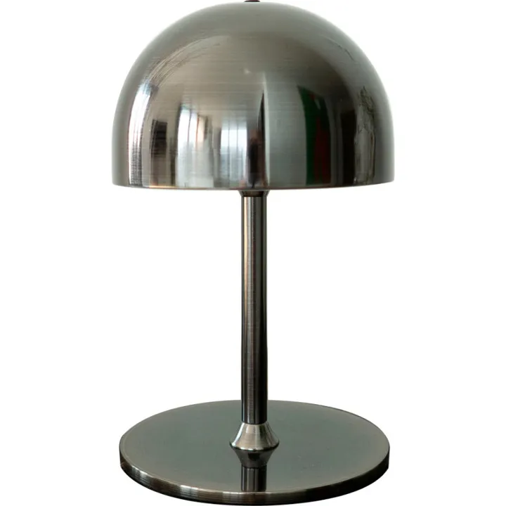 Sirius Tim genopladelig , sort nikkel, 22 cm – bordlampe — produktfoto