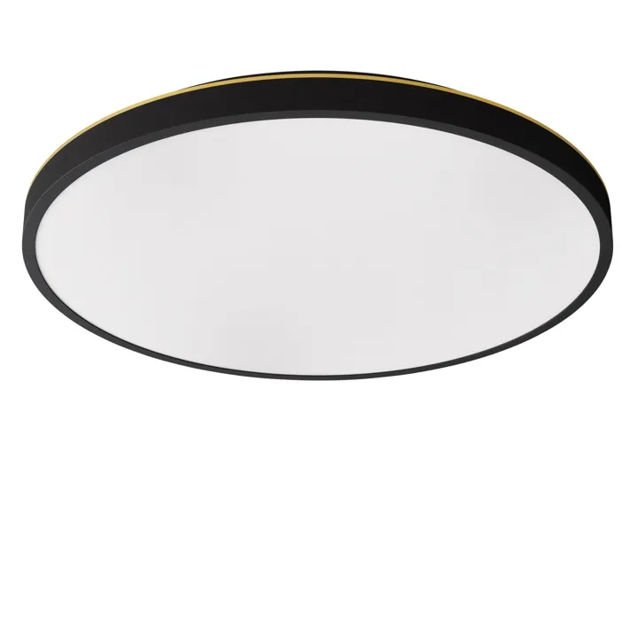 Edgeform Plafon 45 Sort/Messing – loftlampe — produktfoto