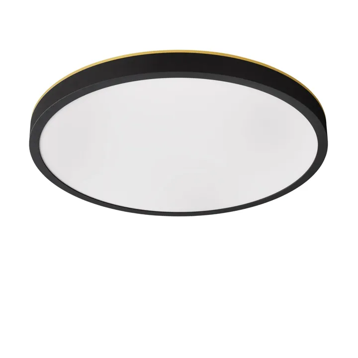 Edgeform Plafon 30 Sort/Messing – loftlampe — produktfoto