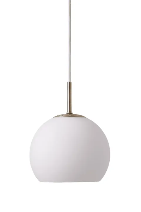 Frandsen Lighting Ball Glass Ø18, opal hvid – pendel — produktfoto