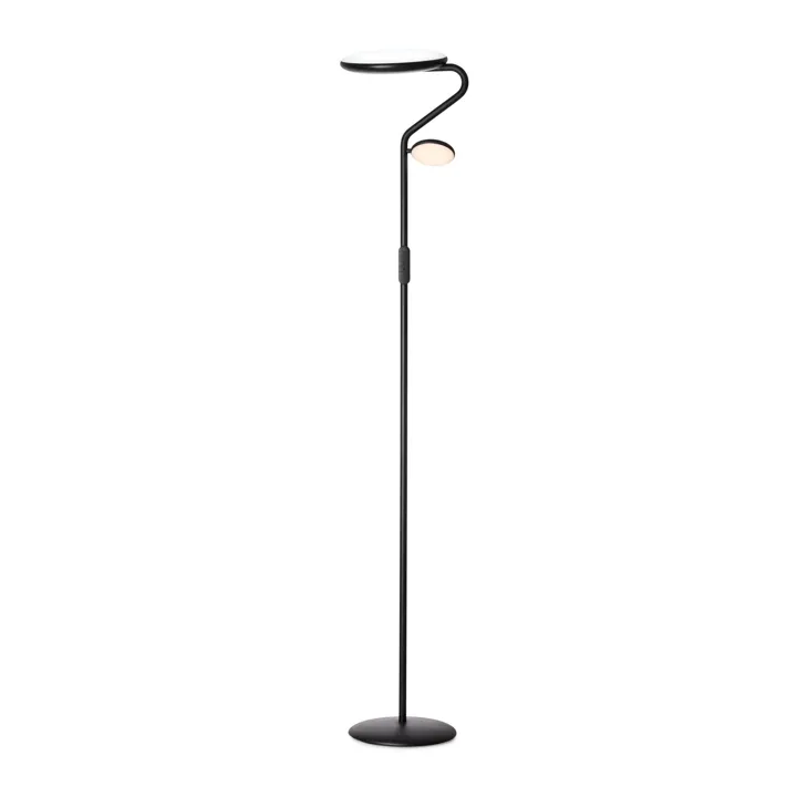 Halo Design Slim Uplight Sort – gulvlampe — produktfoto