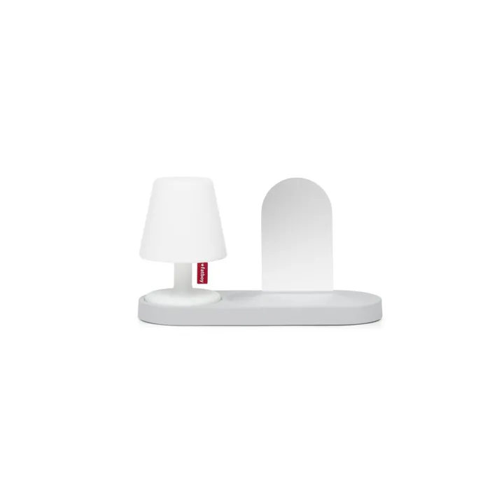 Fatboy Edison The Petit + Residence Lysegrå – transportabel bordlampe — produktfoto