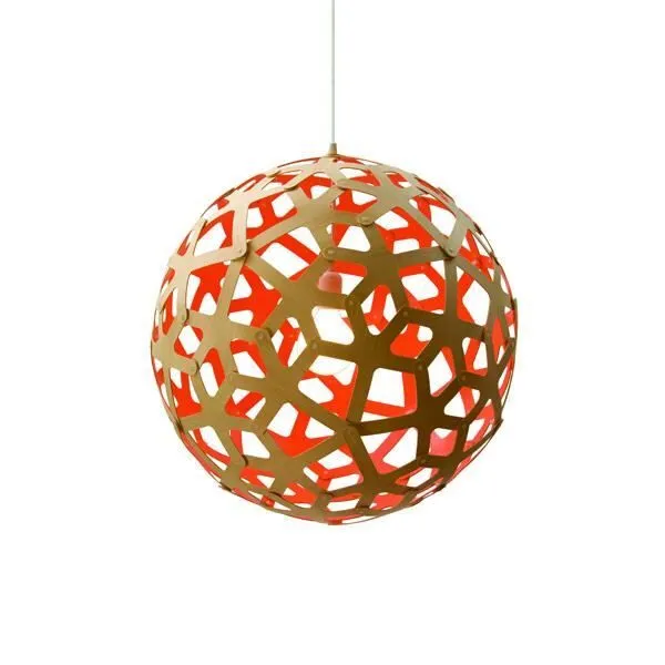 David Trubridge Coral Ø40 Pink – pendel — produktfoto