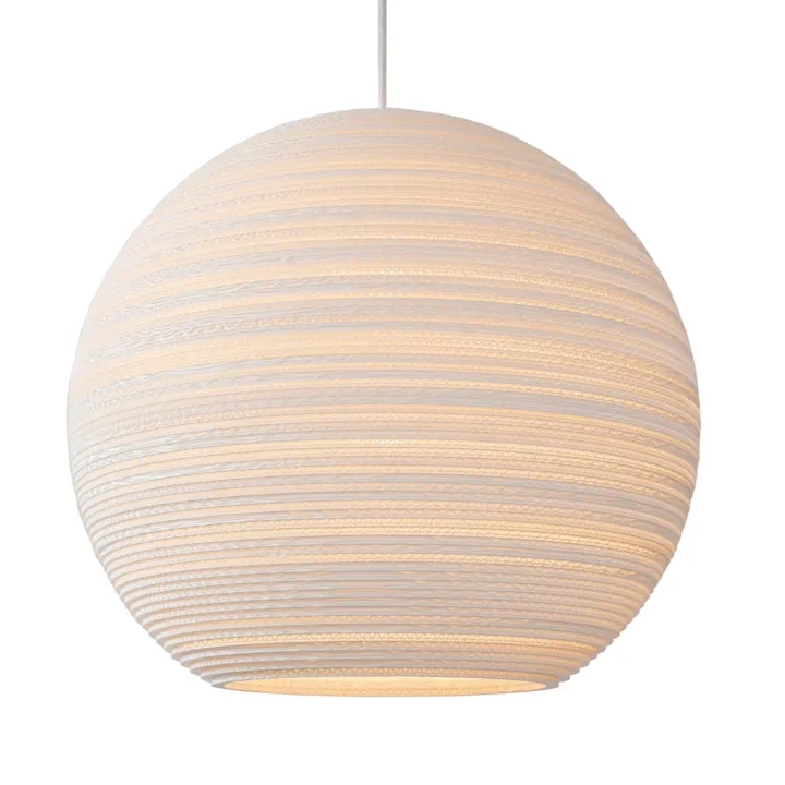 Graypants Scraplight Moon 24 Hvid – pendel — produktfoto