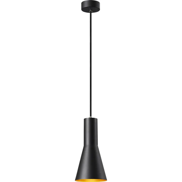 SLV Phelia , sort/guld, Ø13 cm – pendel — produktfoto