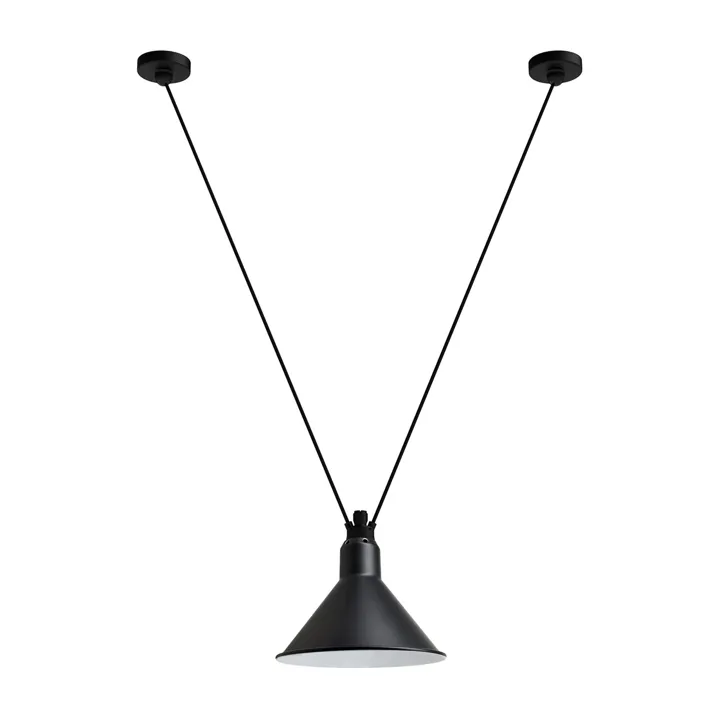 DCWéditions Lampe Gras N323 L Conic Sort – pendel — produktfoto