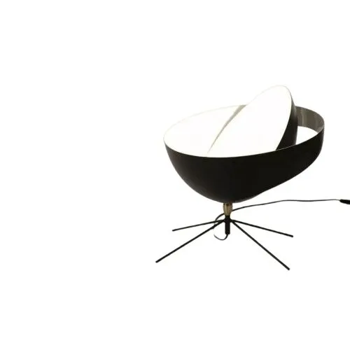 Serge Mouille Saturnus Sort – bordlampe — produktfoto