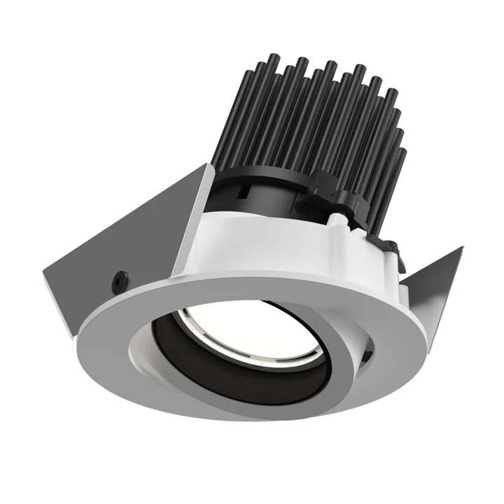 Louis Poulsen LP 45 Recessed Roterbar Ø9 2700K & On/Off Hvid – loftlampe — produktfoto
