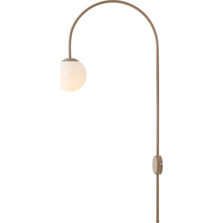 Aldex Una , beige – væglampe — produktfoto