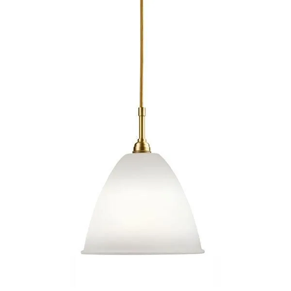 GUBI Bestlite BL9M Mellem Messing/Porcelæn – pendel — produktfoto