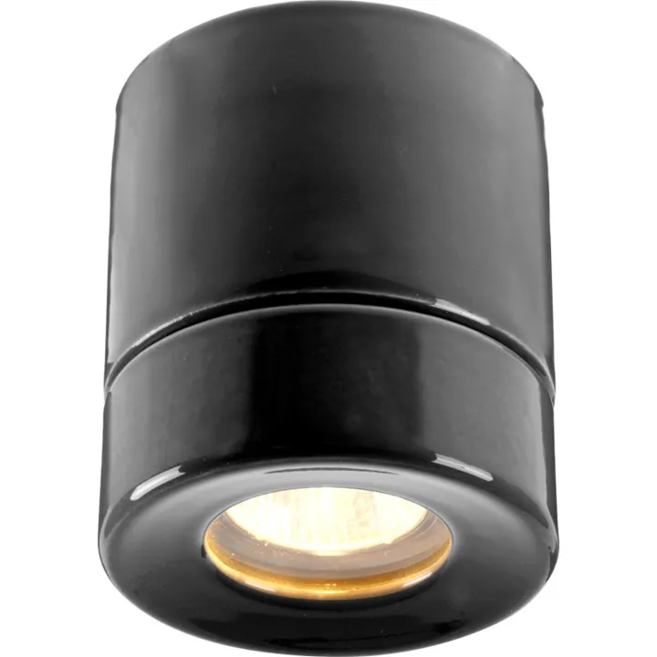 Ifö Electric Light On påbygningsspot, sort – spot — produktfoto
