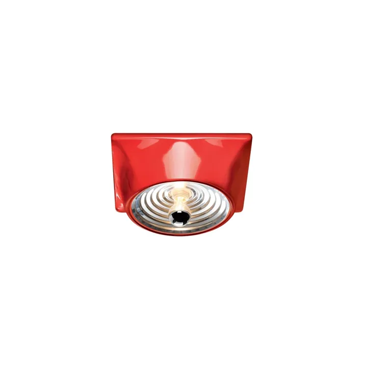 Stilnovo Goletta Glossy Red/Transparent – væglampe — produktfoto