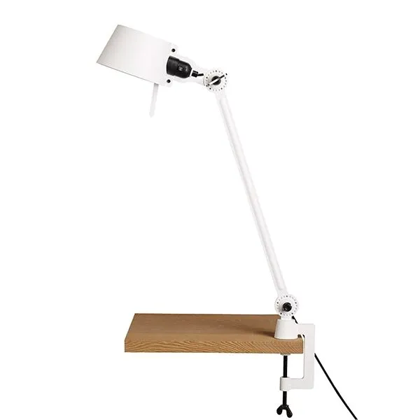 Tonone Bolt En Arm med Klemme Pure White – bordlampe — produktfoto