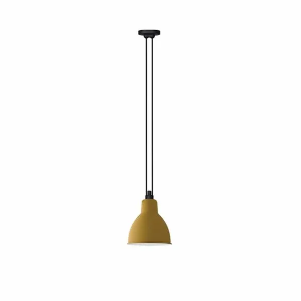 La Lampe Gras N322 XL Mat Gul Round – pendel — produktfoto