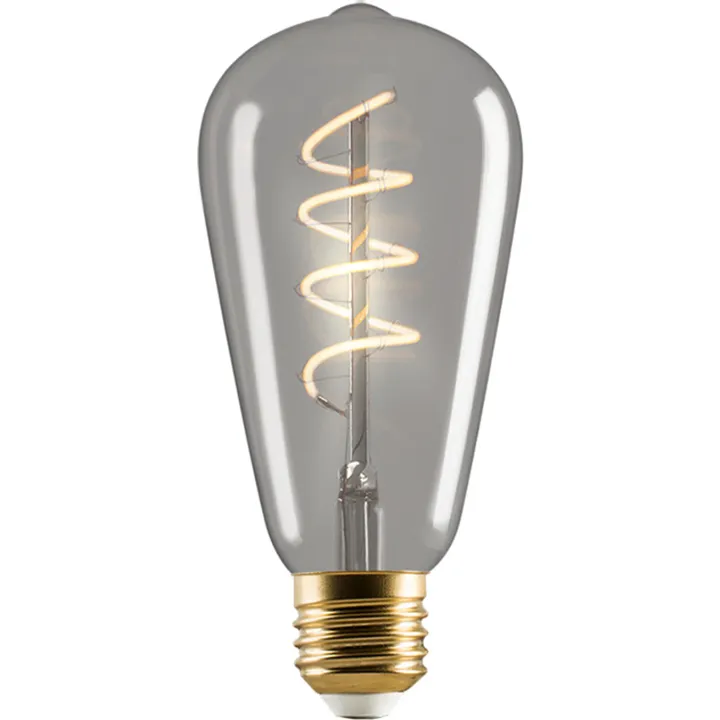 E3Light Vintage E27 dråbepære, 2200K, 4W – pære — produktfoto