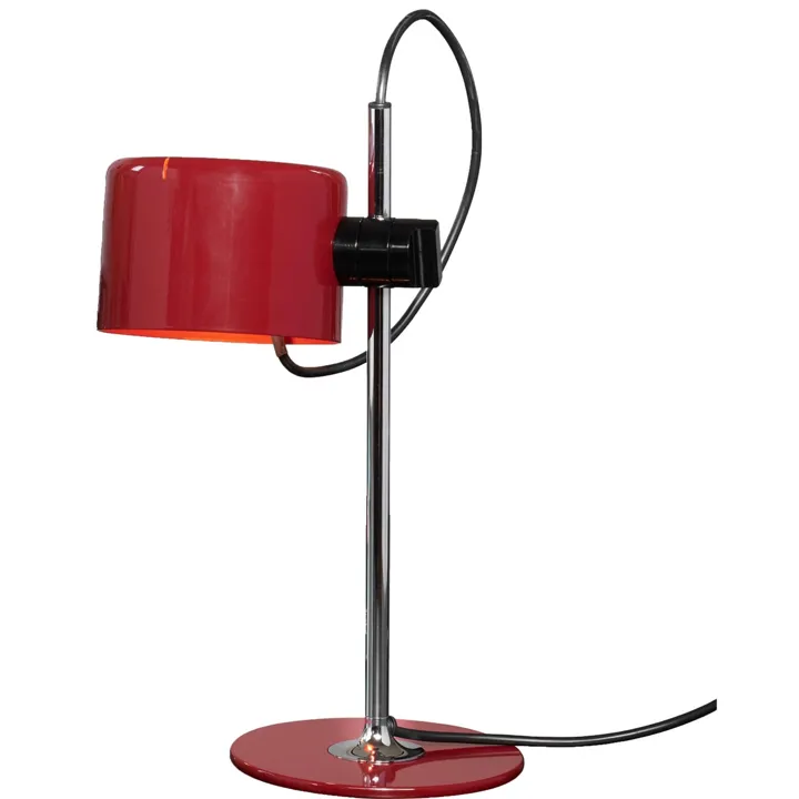Oluce Mini Coupé 2201 Scarlet Red – bordlampe — produktfoto