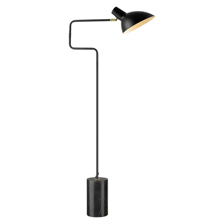 Halo Design Metropole Deluxe Marmor/Metal – gulvlampe — produktfoto