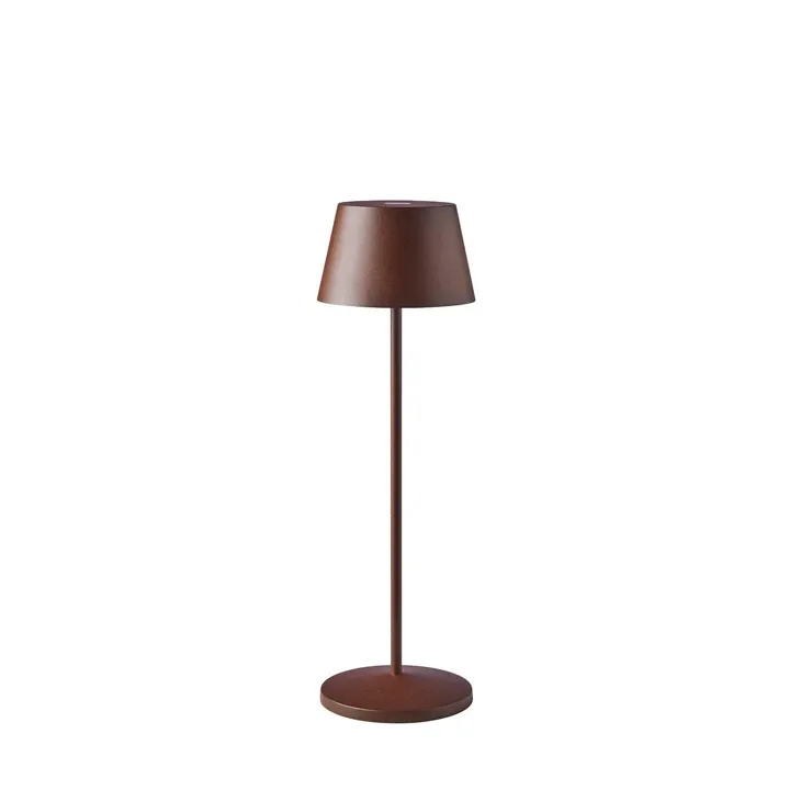 Loom Design Modi Corten – transportabel bordlampe — produktfoto