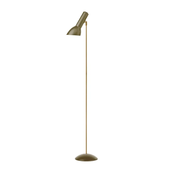CPH Lighting Oblique Olivengrøn/Messing – gulvlampe — produktfoto