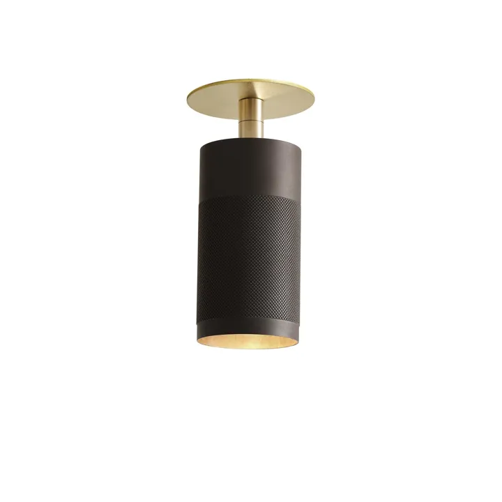 Thorup Copenhagen Patrone Recessed Bruneret Messing/Messing Clip-Fit – loftlampe — produktfoto