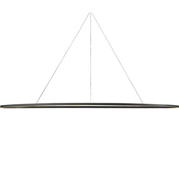 Nemo Ellisse Mega Oval Sort/Hvid Downlight 3000k – pendel — produktfoto