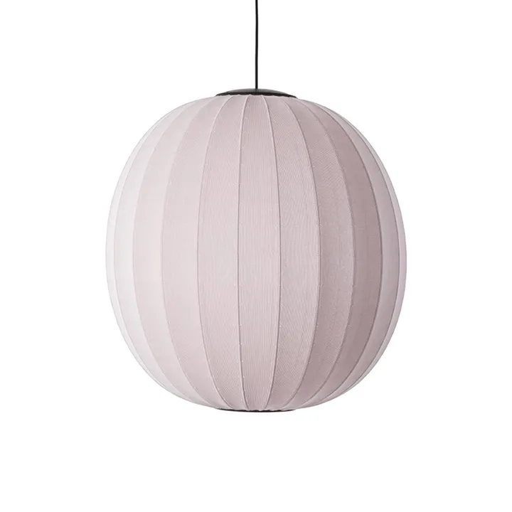 Made By Hand Knit-Wit Round Ø75 Lysepink LED – pendel — produktfoto