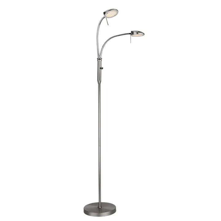 Halo Design Vegas 2-arme B-Stål – gulvlampe — produktfoto
