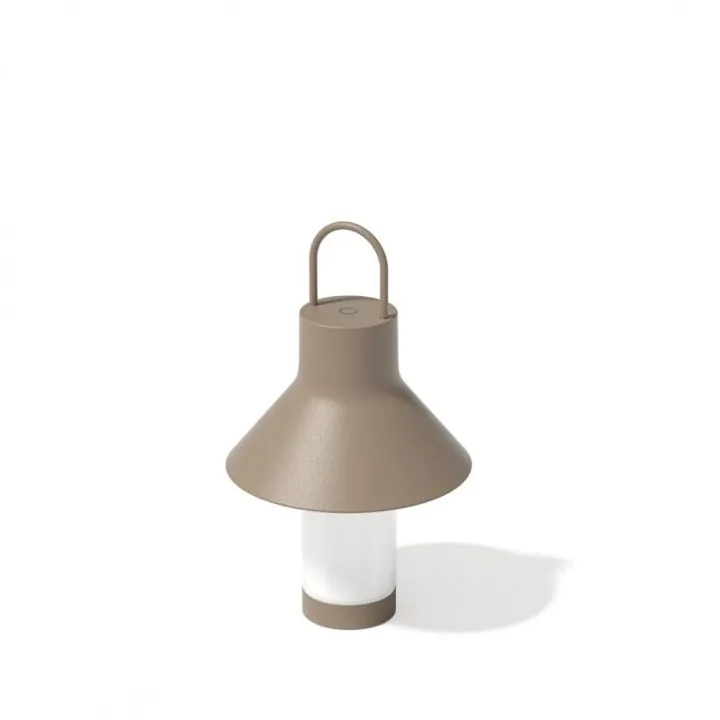 Loom Design Shadow S Grå Beige – transportabel bordlampe — produktfoto