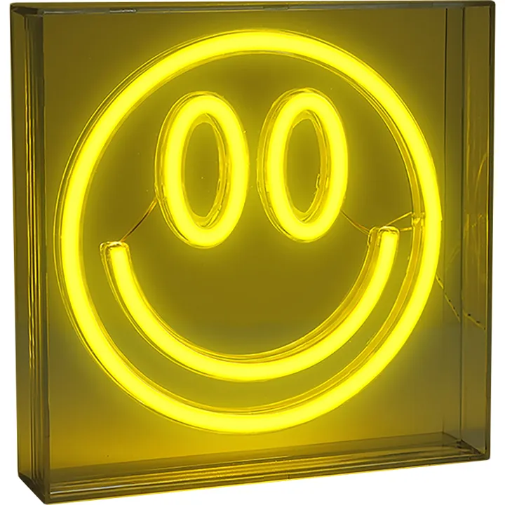 Veli Line Smiley neonskilt – dekorationslys — produktfoto