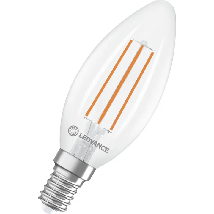 Ledvance E14 kertepære, 2700K, 2,2W – pære — produktfoto