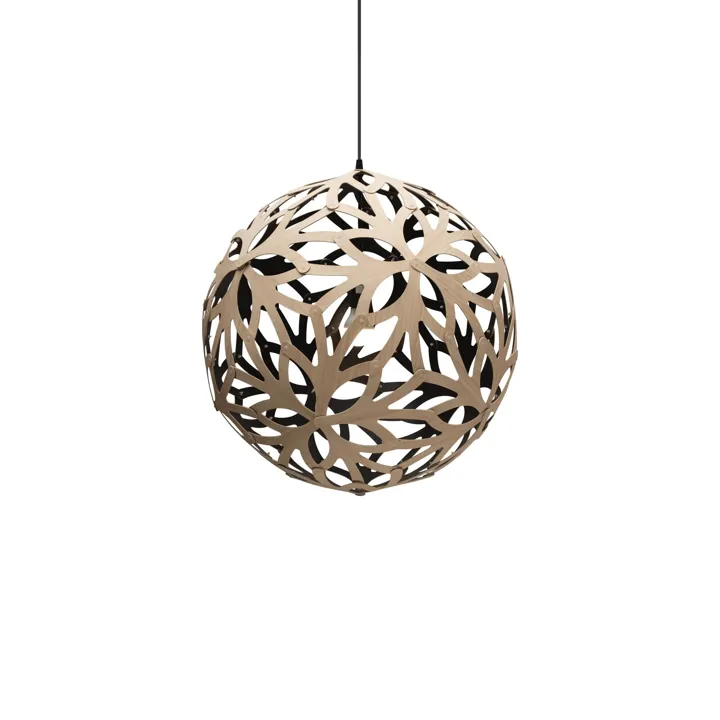 David Trubridge Floral Ø60 Sort Indvendig – pendel — produktfoto