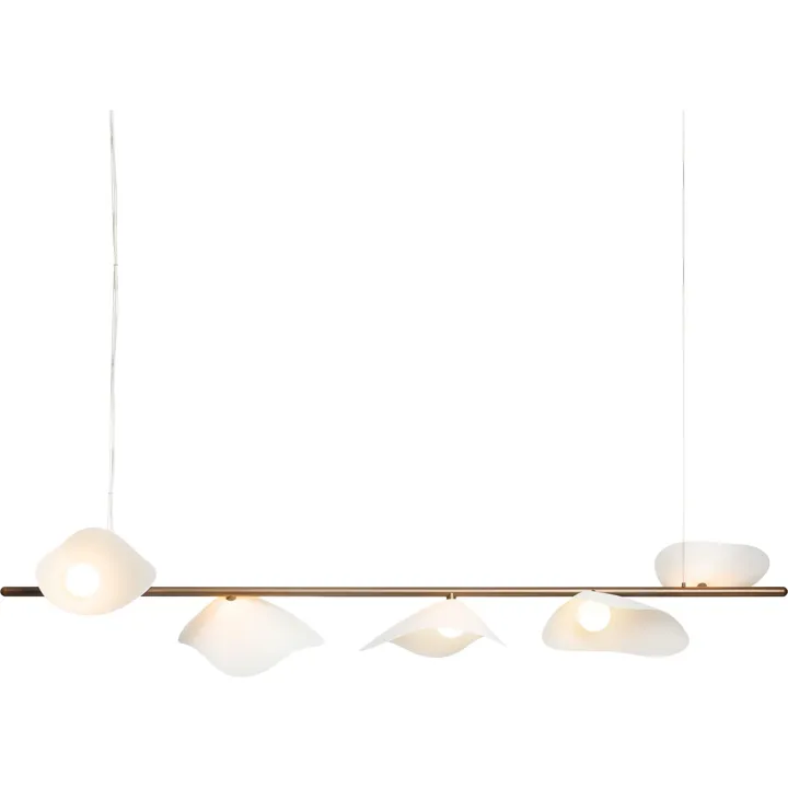 Nuura Florii 5 Linear Mørk Bronze/Hvid – pendel — produktfoto