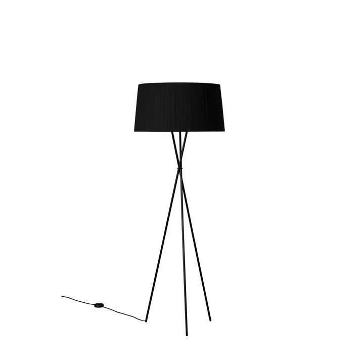 Santa & Cole Trípode G5 Sort – gulvlampe — produktfoto