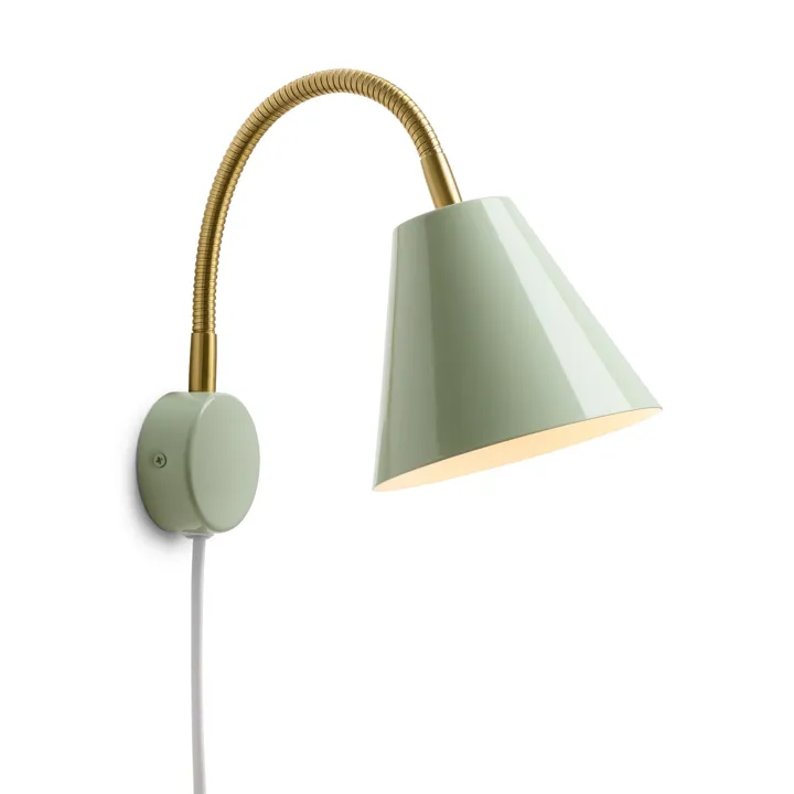 Halo Design Hygge Ø12 grøn – væglampe — produktfoto