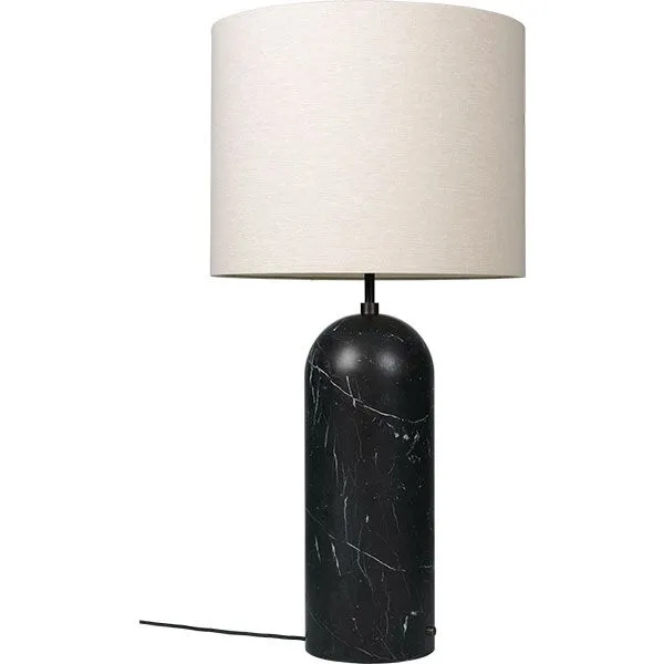 GUBI Gravity Low XL Sort/Canvas – gulvlampe — produktfoto