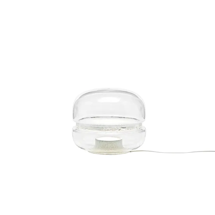 Brokis Macaron Lille Klart Glas/Hvid Onyx – bordlampe — produktfoto