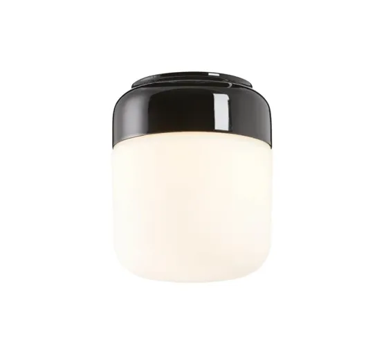 Ifö Electric Ohm 140/170 / , sort/mat opal – væglampe — produktfoto