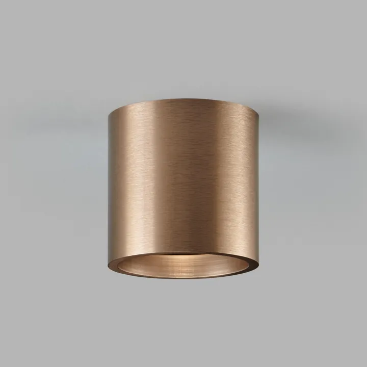 LIGHT-POINT Solo 2 Round Rose Gold - 2700K – loftlampe — produktfoto