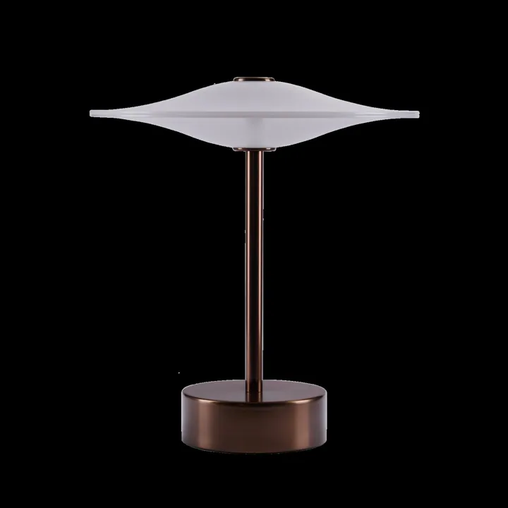Piet Hein Sinus 22 Patineret Bronze – transportabel bordlampe — produktfoto