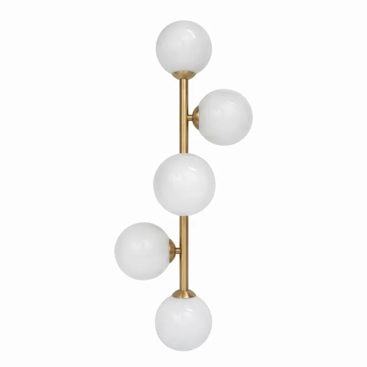 Edgeform Stringball 5 Væg/loft Brass – væglampe — produktfoto