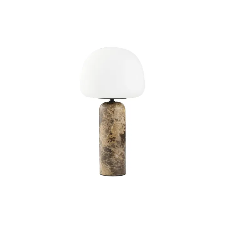 Northern Kin H40 Brun Marmor – bordlampe — produktfoto