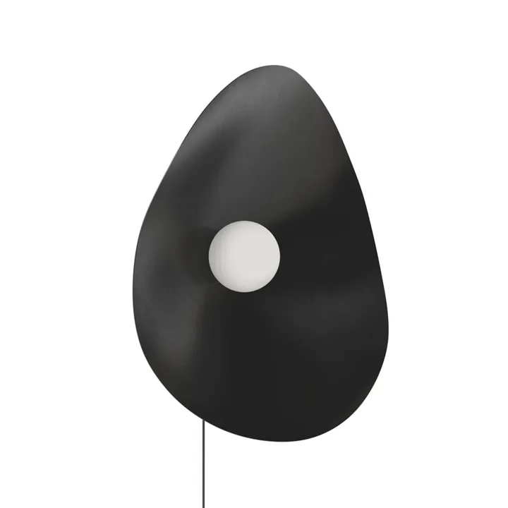 NORR11 Fuji Stor Burned Black – væglampe — produktfoto