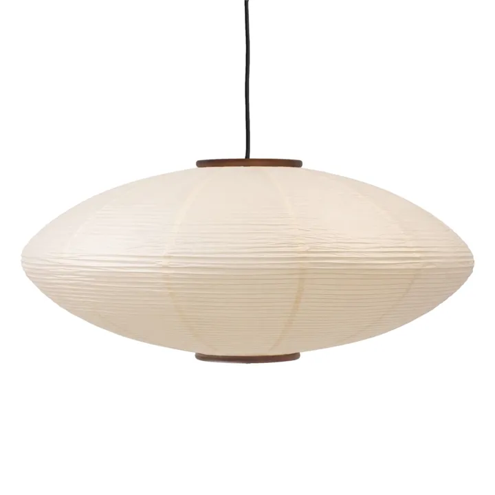 Edgeform Mori Oval Ø65 valnød/off-white – pendel — produktfoto