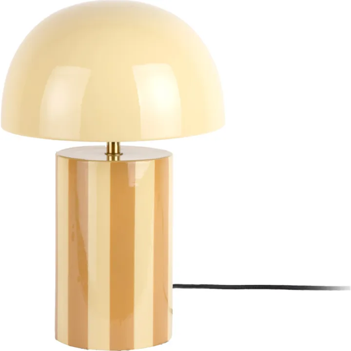 Leitmotiv Rayado , stribet gul – bordlampe — produktfoto
