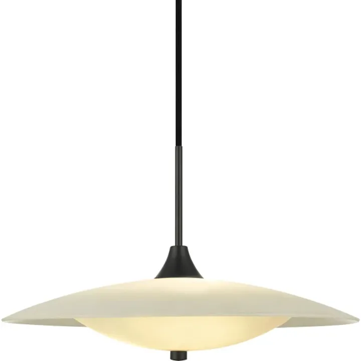 Halo Design Baroni Ø46 Sort/Opal – pendel — produktfoto
